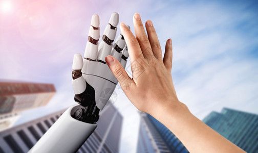 3d提供人工智能對機器人和的開發進行研究以促人們的未來生活數字據